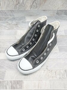 ◇ converse コンバース LEA ALL STAR レザーオールスター 1B908 スニーカー シューズ サイズ23.0cm ブラック レディース P