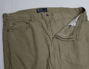 DP44ラルフローレンRALPH LAURENポロPOLOアメリカ古着コーデュロイパンツ40ビッグサイズ/デニムパンツ/ベージュ系オールド＆レトロ