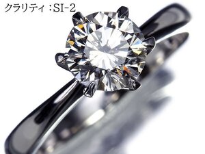 .VKM8440SS【売り切り】新品【RK宝石】《Diamond》SI-2 Gカラー VERY GOOD 極上ダイヤモンド 特大1.143ct Pt950 高級 一粒ダイヤ リング