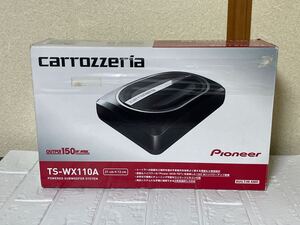 希少 未使用品 carrozzeria製 パワードサブウーファー TS-WX 110A 本体