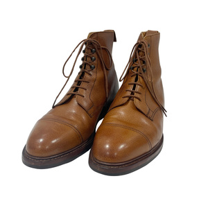 中古AB/使用感小 CROCKETT&JONES クロケットアンドジョーンズ ブーツ サイズ8.5E JP27.0cm CONISTON カントリー メンズ ブラウン 20495949