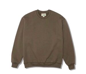 SUNDAYS BEST CREW NECK SWEAT SMOKY BROWN スモーキーブラウン XL クルーネック スウェット サンデイズベスト 茶系 トレーナー 無地