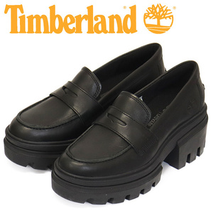 Timberland (ティンバーランド) A5P17 EVERLEIGH LOAFER SHOE エヴァーリーローファーシューズ レディース Black TB501 US8-約25.0cm