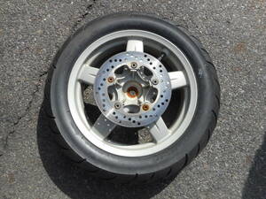 Adiva 5RAZZE 3.50X14 アルミホイール 140/70-14 MOBICITY SCT-001 2020年製 バリ溝タイヤ付 1本