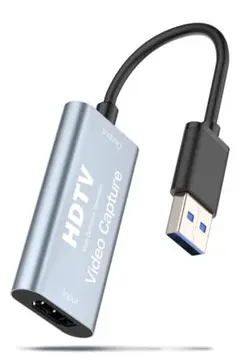 キャプチャーボード USB3.0 & HDMI 変換アダプタ HD画質録画 HD