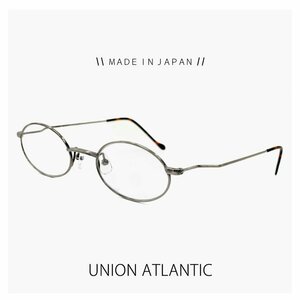 新品 日本製 ユニオンアトランティック メガネ ua3600 12 46mm unionatlantic 眼鏡 鯖江 メンズ 男性用 オーバル 型 チタン MADE IN JAPAN