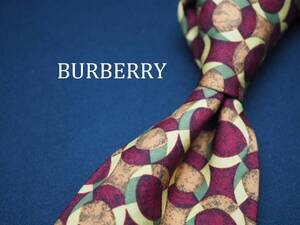 美品【BURBERRY バーバリー】 C1551 USA SILK ブランド ネクタイ 古着 良品