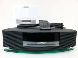 BOSE　ボーズ　【Wave Music System Ⅲ】　中古　動作確認済　リモコン・専用台座・説明書あり　ウェーブミュージックシステム3