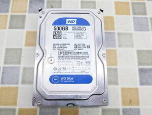 ∨ 正常判定｜SATA 3.5インチ 内蔵型 ハードディスク｜Western Digital WD5000AZLX HDD｜500GB フォーマット済み ■O0256