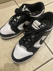 パンダダンク　ロー　27.5cm DUNK RETRO OG 一度短時間使用の美品　ナイキ　ダンク low レトロ　白黒