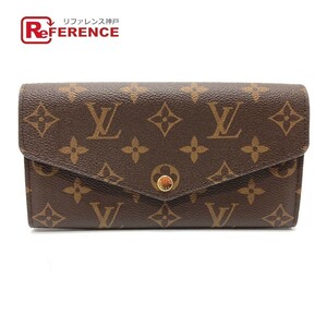 新品同様 LOUIS VUITTON ルイヴィトン M62236 ポルトフォイユ サラ 二つ折り モノグラム 長財布 モノグラムキャンバス ブラウン レディース