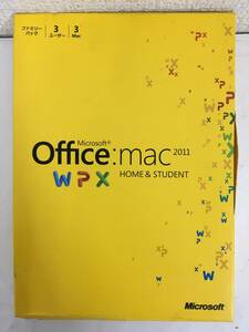 ◆◇G111 Microsoft Office Mac 2011 Home and Student ファミリーパック◇◆