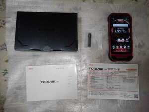 ♪SIMロック解除済 京セラ KYOCERA トルク TORQUE G03 レッド KYV41 アウトドア♪