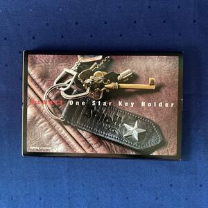 ☆　Schott One Star Key Holder Lightning　ショット　キーホルダー　ライトニング　2011年5月号　創刊17周年記念の特別付録　☆