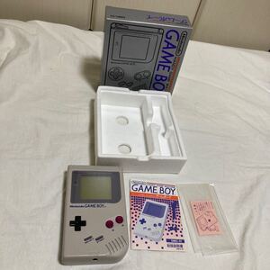 Nintendo 任天堂 GAMEBOY 初代ゲームボーイ 箱・説明書付き 動作確認済 現状品