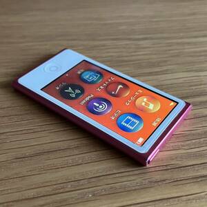 【Apple アップル】iPod nano 第7世代 MD475J ピンク 桃 16GB 中古品本体のみ 生産終了品 追跡付送料無料