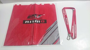 未使用 ニスモ nismo 20周年 ハンカチ ネックストラップ 2点セット 20th anniversary 日産 nissan バンダナ