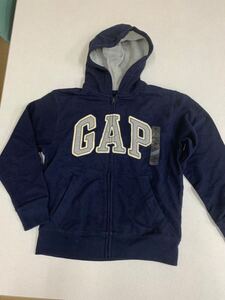 ●ＧＡＰ●新品●ロゴ・パーカー●130●人気の紺●ネイビー●ギャップ●2-1