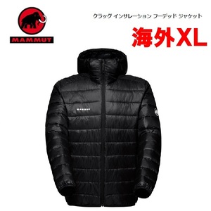 MAMMUT マムート クラッグインサレーションフーデッドジャケット ブラック 海外XL　1013-03410　メンズ　中綿　アウター　撥水