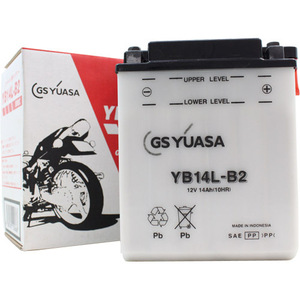 GSユアサ(ジーエスユアサ) バイク YB14L-B2 開放式バッテリー シャド-750(RC25)｜CBR1000F(SC31)｜LS400サベージ ※車名が同じ