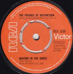 英7" Friends Of Distinction Grazing In The Grass RCA1838 RCA Victor /00080