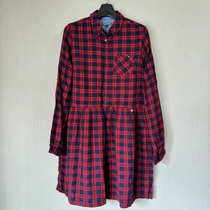 トミーヒルフィガー TOMMY HILFIGER コットン　シャツワンピース