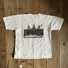 90sアンコールワットスーベニアTシャツ半袖レトロヴィンテージ古着