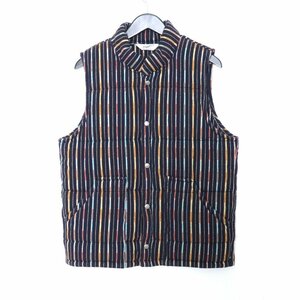 TENDERLOIN T-NATIVE VEST 中綿ストライプべスト マルチカラー S テンダーロイン