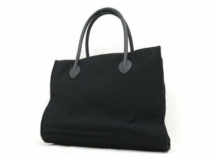 ◆美品◆miu miu ミュウミュウ◆アーカイブ◆エンボスロゴ◆ナイロン◆トート ハンド バッグ◆ブラック シルバー金具◆腕掛け◆A5527