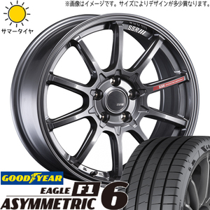 225/40R18 サマータイヤホイールセット プリウスα etc (GOODYEAR ASYMMETRIC6 & SSR GTV05 5穴 114.3)