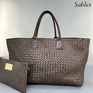 1円【極美品】BOTTEGA VENETA ボッテガヴェネタ カバMM 世界500個限定トートバッグ イントレチャート大容量 ビジネス 肩掛け ハンド