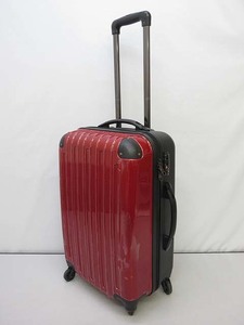 ★ss5076　SANYO　キャリーケース　ハードタイプ　赤　4輪　ハードキャリー　鞄　かばん　スーツケース　キャリー　バッグ　旅行★