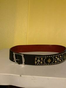 ルイスレザー　Lewis leathers ベルト SHIELD AND DIAMONDS BELT