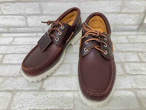 Timberland BOAT SHOE ティンバーランド ボートシューズ デッキシューズ モカシン ブラウン メンズ 27.5cm