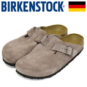 BIRKENSTOCK (ビルケンシュトック) 1028375 BOSTON ボストン スエードレザーサンダル FADED PURPLE ナロー幅 BI359 38-約24.5cm