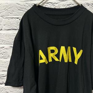 【 ARMY 】 メンズ 半袖 古着 アメリカ 黒 ブラック Tシャツ ロゴ US アメリカ古着 ヴィンテージ ビッグTシャツ 大きいサイズ 海外輸入