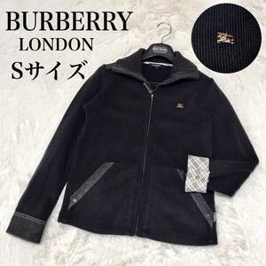 美品 BURBERRY デニム 切り替え コーデュロイ ブルゾン ジップアップ バーバリー ジャケット