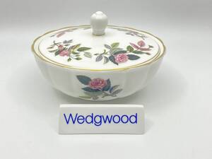 WEDGWOOD ウェッジウッド HATHAWAY ROSE Lid Murray Bowl ハサウェイ ローズ リッド マーレーボウル *L202