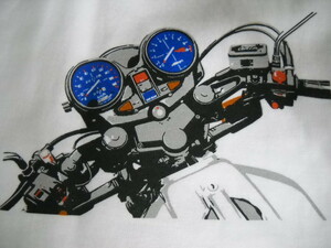 ★ホンダ正規品 CB750F CB750 RC04（ FZ FA FB FC ）Tシャツ 空冷750cc ウイングエンブレム「Always the one Honda CB」プリント サイズL★