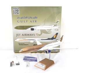 1円～⑤◆インフライト200◆GULF AIR ガルフ エアー航空 JET AIRWAYS 1/200 ボーイング777-300ER 共箱 中古 現状品 詳細不明 長期保管品