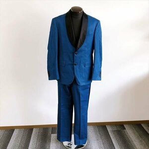 637*ワタベウェディング ビームス WATABE WEDDING×BEAMS デニム タキシード 3ピース 結婚式 新郎 ABM【美品】