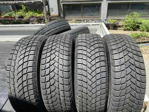 ☆ 2021年製 イボ付き 9分山 ☆ スタッドレスタイヤ 中古4本セット ☆ 195/65R15 95T XL ☆ MICHELIN X-ICE SNOW プリウス ノア