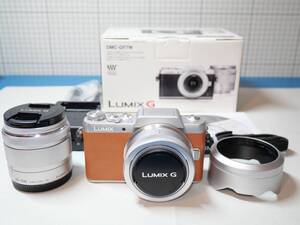 Panasonic (パナソニック) ミラーレス一眼カメラ LUMIX DMC-GF7W ダブルズームレンズキット ブラウン