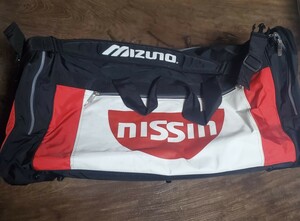 値下交渉 日清食品グループ陸上競技部 ボストンバッグ MIZUNO 支給品 MADE IN JAPAN 検) NISSIN FOODS GROUP GYM BOSTON BAG ミズノ 日本製