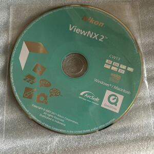 未使用 Nikon ニコン Software ViewNX2 デジタルカメラ デジカメ CD ROM ソフトウェア COOLPIX クールピクス 新品 未開封