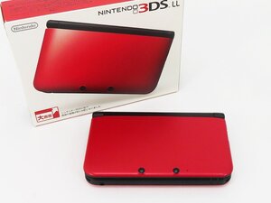 ○【任天堂】ニンテンドー3DS LL レッド×ブラック