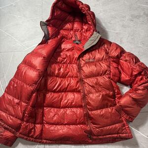 【サイズL!!極美品!!】mont-bell alpine down parka モンベル　アルパインダウンパーカー　ダウンジャケット　レッド　赤　Y2K