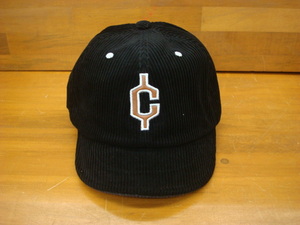 新品Clef (クレ) CORDUROY B.CAP BLACK