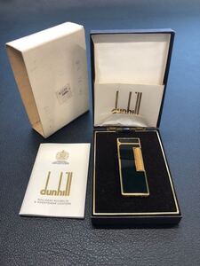 Dunhill ダンヒル ガスライター ローラー式 ブラック　箱付き