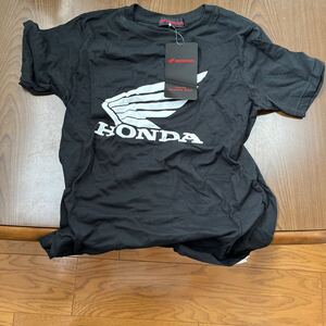 610p0431☆ HONDA ( ホンダ ) Tシャツ ウイングTシャツ ブラック XS 0SYTN-W56-KXS